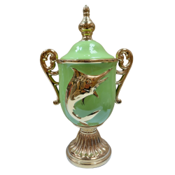 Tibor/Trofeo Porcelana 54 x 31 cm Pez Marlin (Verde con dorado) 22 in